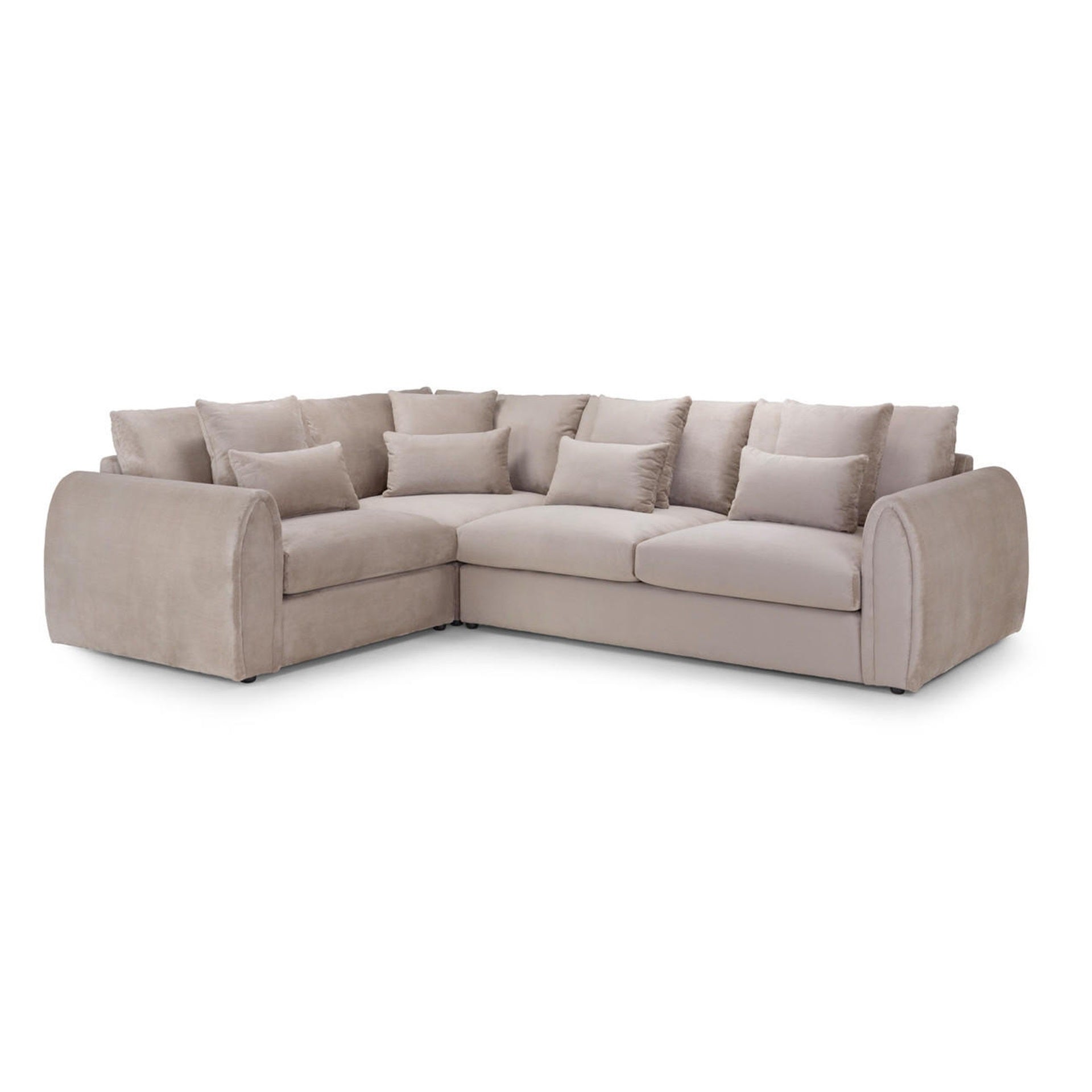 Alv Left Hand Facing Corner Sofa - Mocha