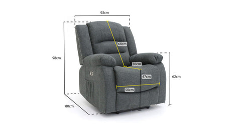 Amalfi Electric Recliner Armchair Sofa