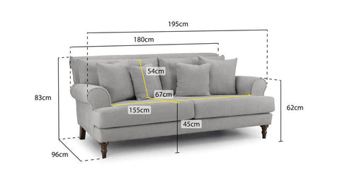 Belvidere 3 Seater Sofa