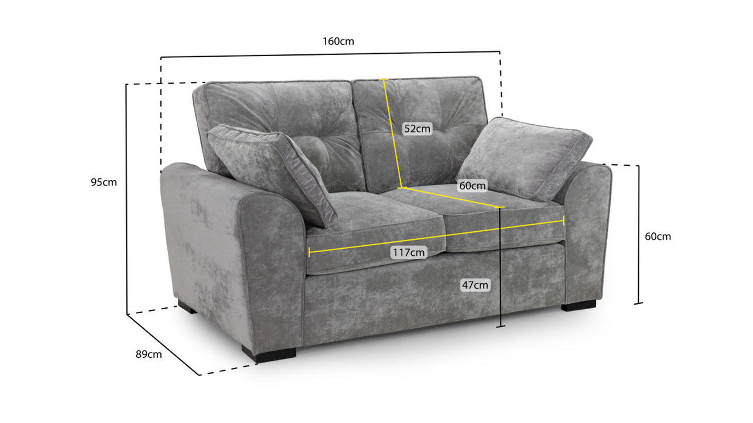 Carney Sofa Set - Grey