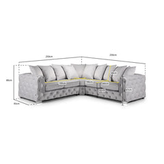 Ankara Sofa Set - Slate