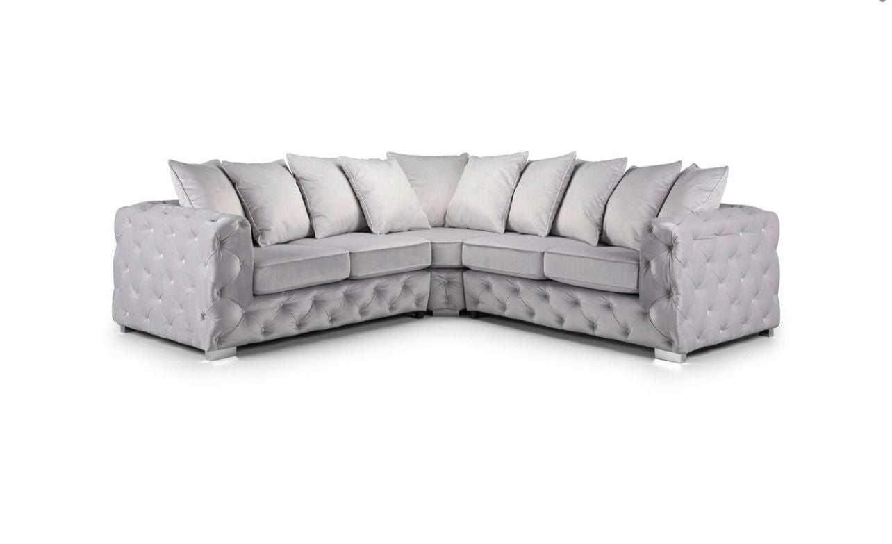 Ashton Silver Sofa