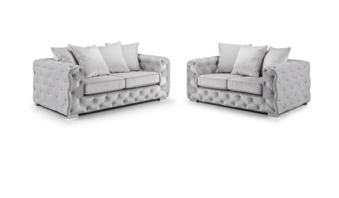 Ashton Silver Sofa