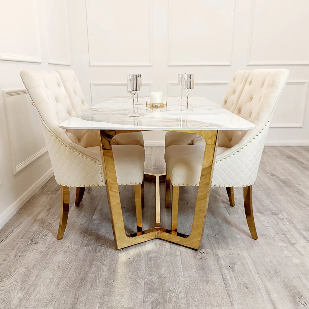 Bentley Gold Dining Chair