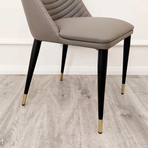 Lovemybedss Aliyah Leather Dining Chair