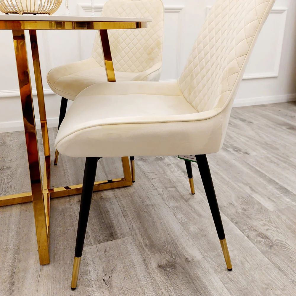 Lovemybedss Luna Velvet Dining Chair